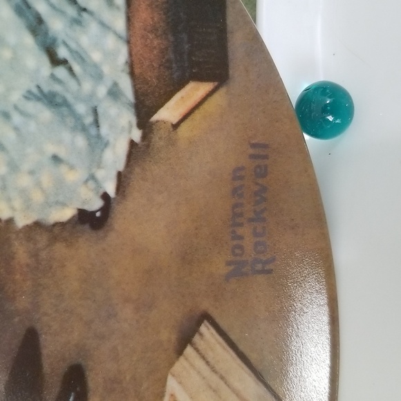 P1c - Knowles Norman Rockwell Plate "The Storyteller" 1984 LE Collector's Plate - Picture 2 of 8